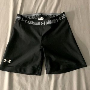 Womens Under Armour Biker Shorts